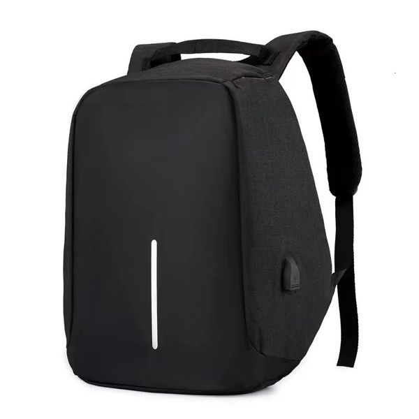 Rugzak Antitheft Bag Men Laptop Rucksack Travel Women grote capaciteit Zaken USB Charge Student School Schoudertassen 231124