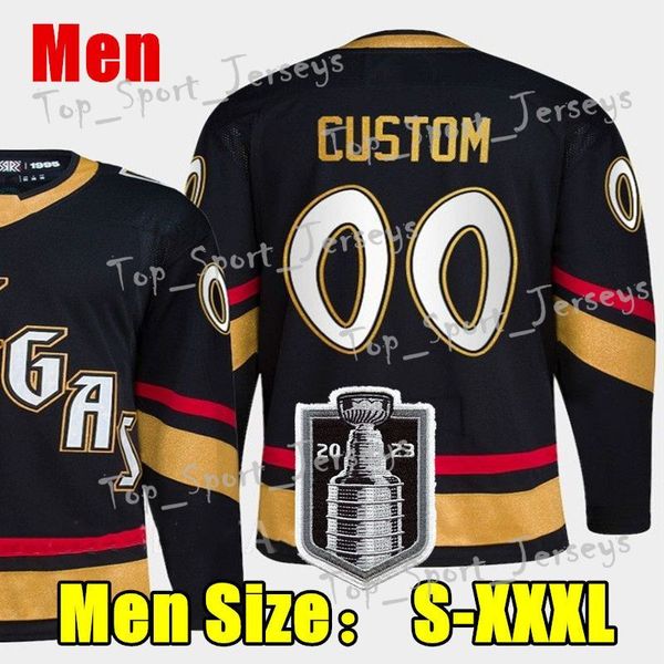 Günstiges Vegas Golden Knights 2023 Stanley Final 61 Mark Stone Reverse Retro Hockey-Trikot 9 Jack Eichel 8 Phil Kessel Alex Pietrangelo William