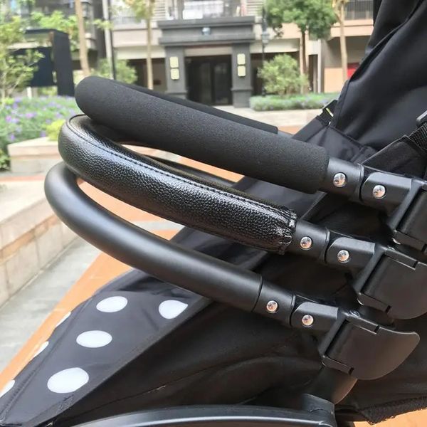 Accessori per parti del passeggino Maniglia per copertura in pelle per paraurti anteriore per bracciolo per bambini per Yoyo2 Yoya Yuyu 231127