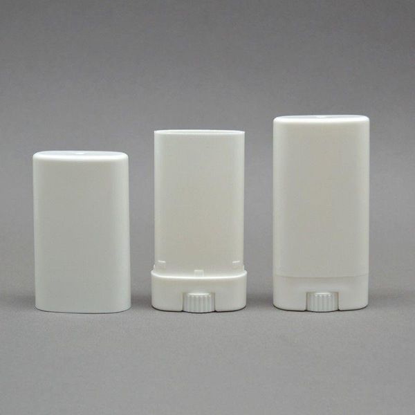 Пустые пластиковые овальные контейнеры для дезодорантов, тюбики для бальзама для губ с крышками, 15 мл для помады, карандаша, помады, домашнего бальзама для губ, без BPA Iviwk