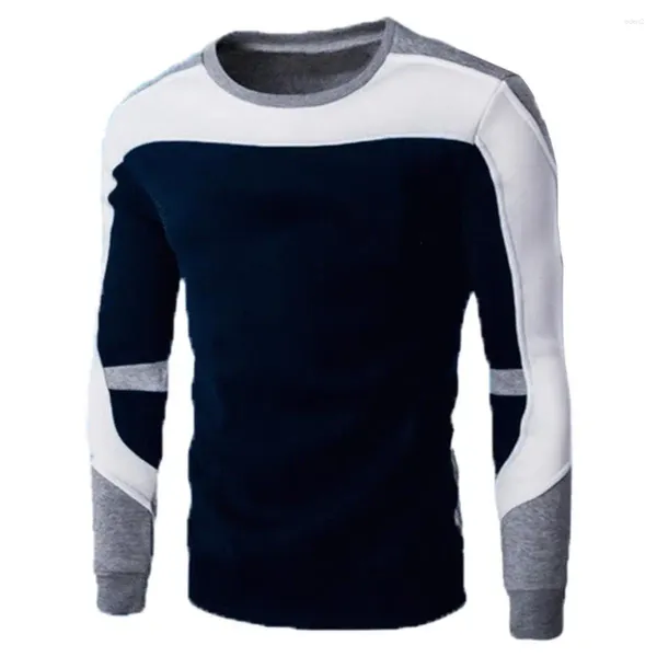Herren-Kapuzenpullover. Dieses Sweatshirt hat ein Rundhals-Langarm-Design und einen Pullover-Stil, der das An- und Ausziehen erleichtert.