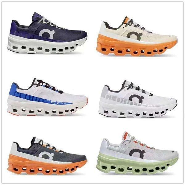 Novità su Onclouds Cloudmonster Scarpe da corsa Uomo Donna Cloud Monster Fawn Curmeric Iron Hay Cream Dune 2023 Trainer Sneaker Taglia 36-45 bello