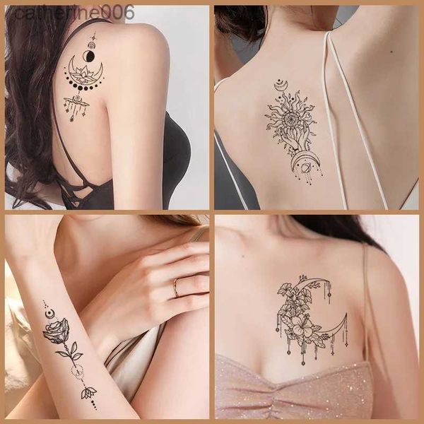 Tatuagens Coloridas Desenho Adesivos 30pcsset Tatuajes Temporales Sexy Tatuagem Falsa para Mulher Mãos Braço Corpo Tatuagens Temporárias À Prova D 'Água Tatouage Temporaire FemmeL2