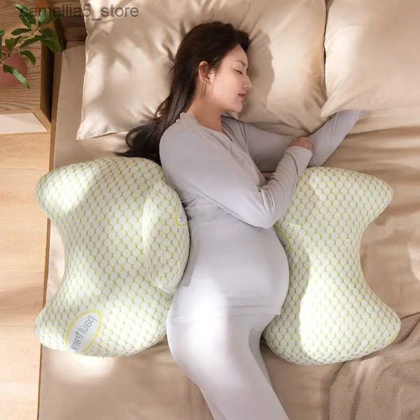 Travesseiros de maternidade Best Sell Modern Maternity Sleep Pillow Suporte para gravidez Barriga Cintura Perna Almofada de corpo inteiro Almofada em forma de U Travesseiro lateral deitado Artefato Q231128