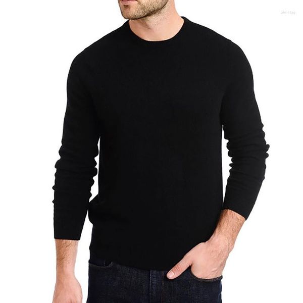 Herren-T-Shirts 2023 Elastisches Herren-T-Shirt O-Ansatz Langarm Herrenhemd für Herren Lycra und Baumwolle T-Shirts Herrenbekleidung T-Shirt Marken-T-Shirts
