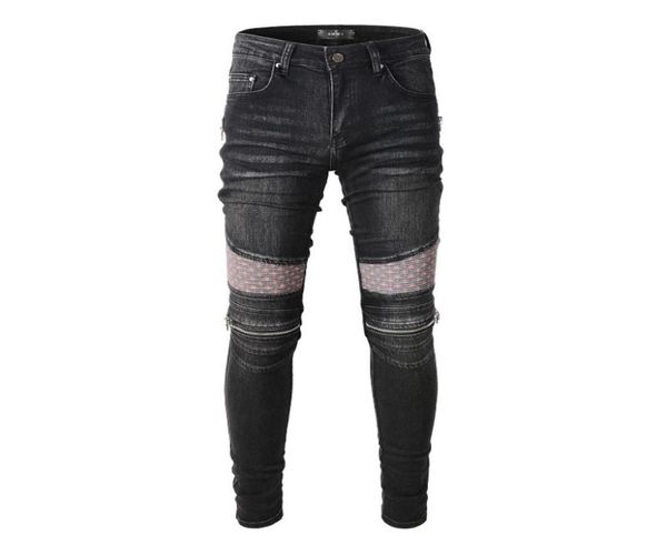 20SS Mens Designer Jeans Distressed Ripped Biker Slim Fit Motorrad -Denim für Männer von höchster Qualität.