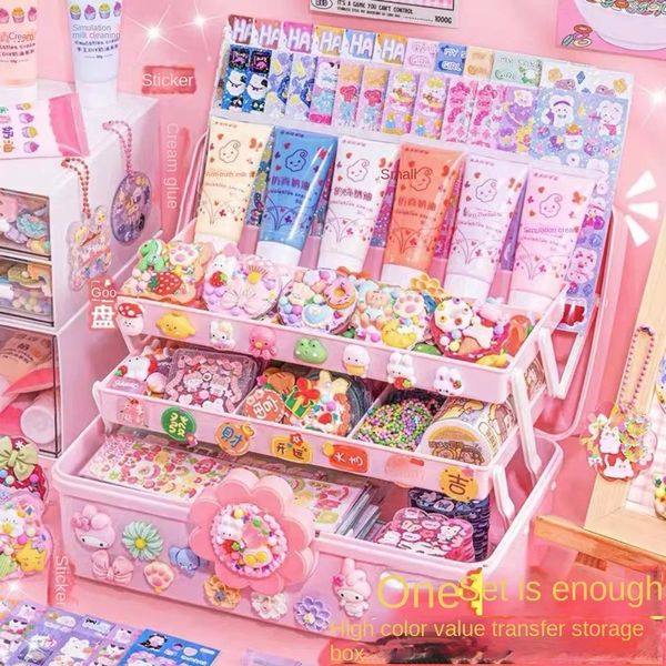 Giochi di società Artigianato Cream Gum Guka Set adesivi fatti a mano fai da te giocattolo per ragazze materiale regalo di compleanno per bambini 231128