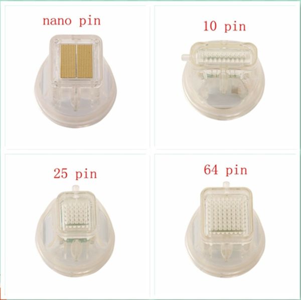 Rf-Ausrüstung Einweg-Verbrauchsmaterial-Patronennadeln Beauty Fractional Rf Gold Microneedle 10Pin 25Pin 64Pin Nano Tips Micro Needle Rf