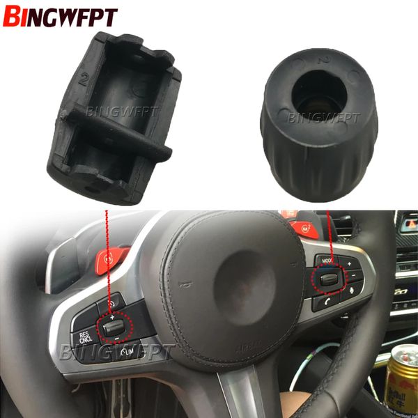 2pcs Otomatik Aksesuarlar ABS BMW için Çok Fonksiyonlu Direksiyon Simidi Kontrol Düğmesi Düğmesi 5 6 X3 X4 6GT SERİSİ G30 G38 G01 G02 G32