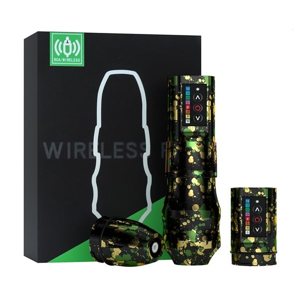 Macchina per tatuaggi Exo Penna per tatuaggi Kit macchina rotativa wireless Corsa 3.54.04.6mm Batteria di ricarica rapida opzionale Kit penna 1800mAh per Body Artist 231128