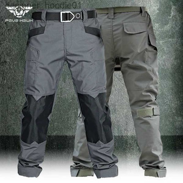 Мужские брюки Армейские тактические брюки Мужские уличные устойчивые к истиранию брюки Ripstop Военные боевые водонепроницаемые быстросохнущие брюки-карго L231129