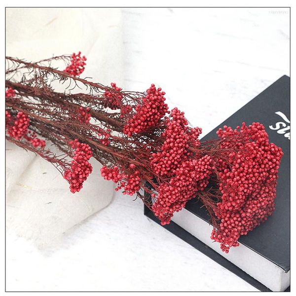 Fiori Decorativi 50g Atural Miglio Frutta Fiori Secchi Idee Regalo San Valentino Decorazione Domestica Accessori Artificiali Pampas