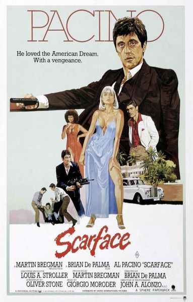 Scarface Movie Art Silk Poster 20x30 24x36 24x430123458611184