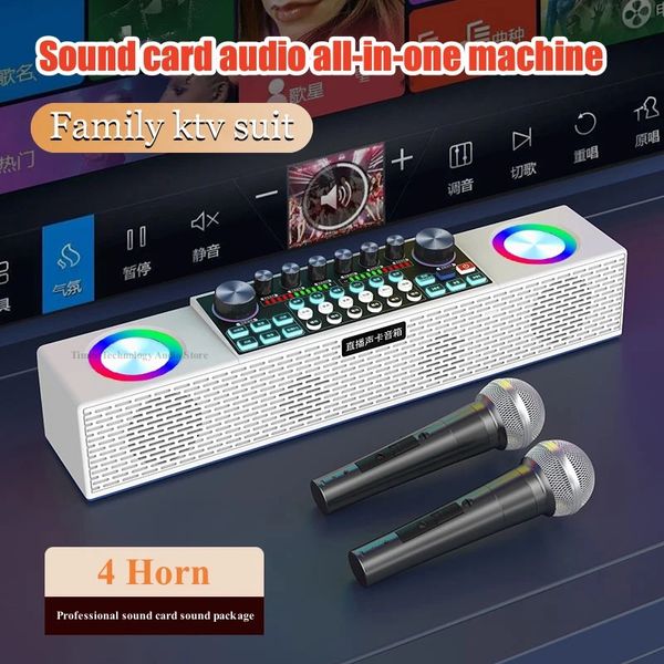 Computer S ers Speciale trasmissione in diretta Scheda audio Attrezzatura Multifunzionale Wireless Bluetooth Portatile Famiglia KTV Macchina tutto in uno 231128