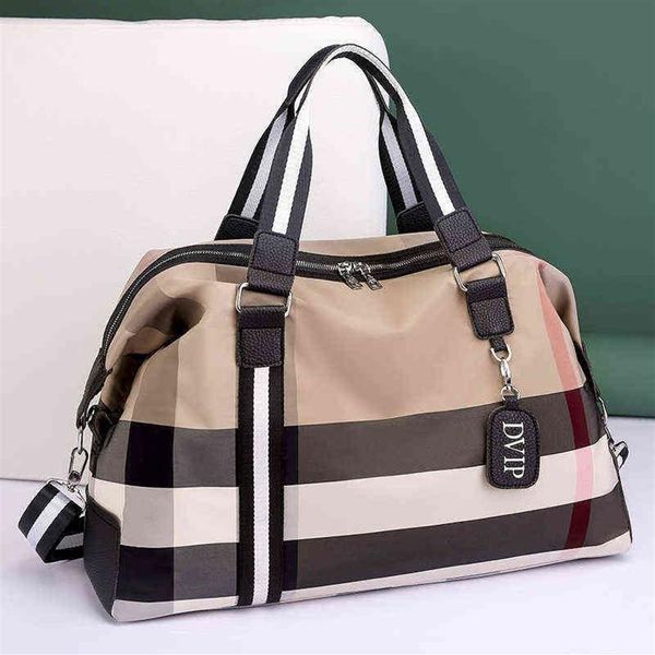 Frauen Designer Duffel Taschen Gepäck Tasche Schulter Sport Tragbare Falten Fitness Reisetaschen Damen Kurzreise Business Single Trav278q