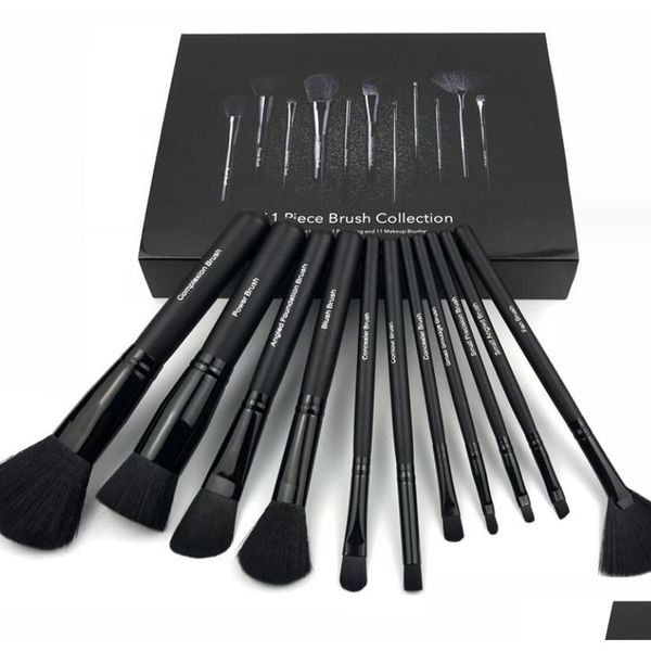 Pennelli per trucco Pennelli per trucco Prezzo basso 11 Pz / set Set di pennelli per elfi Crema per il viso Fondotinta potente Strumento cosmetico di bellezza multiuso con scatola B Dhqpe