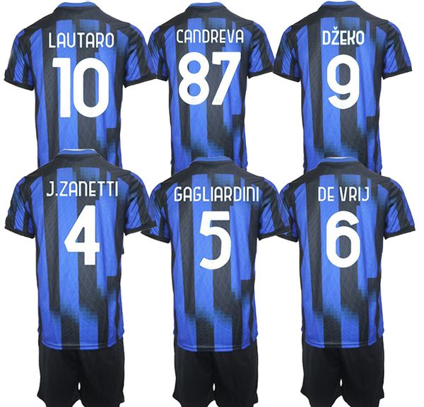 90 Lukaku 9 23-24 10 LAUTARO Camisas de futebol com shorts 7 ALEXIS 12 SENSI 77 Brozovic 8 Vecino 6 de Vrij 23 Miranda Personalizado desgaste futebol personalizado