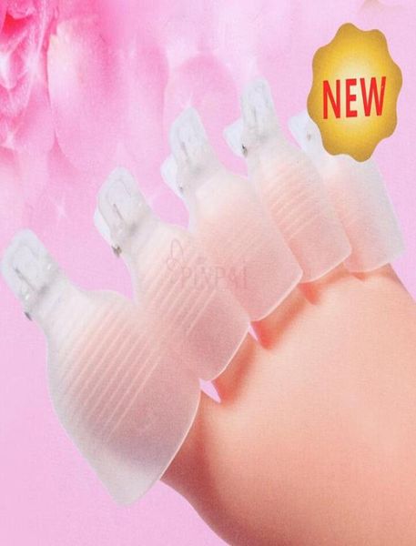 D141 novo estilo wearable gel polonês removedor acrílico arte do prego embeber fora clipe uv gel polonês removedor Soaker Clip Caps Pedicure Tool3123202