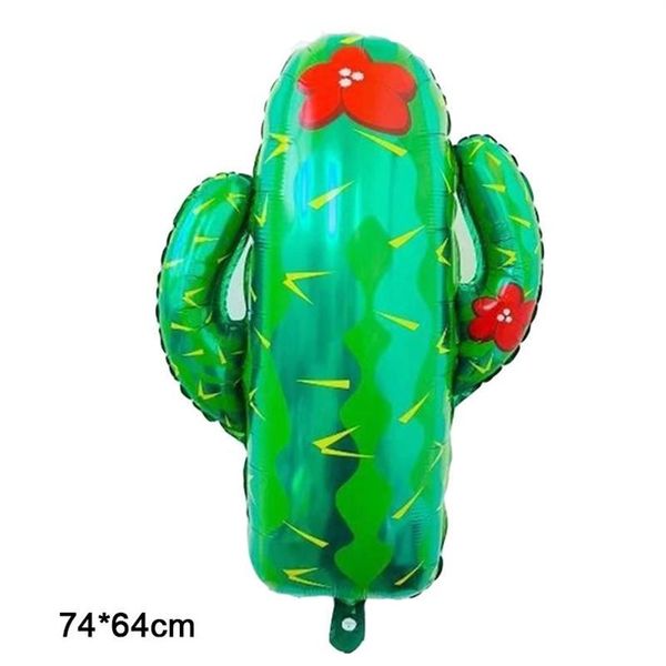 Parti Dekorasyonu 1pc Cactus Balon Çocuklar Mutlu Yıllar Malzemeleri Yaz Globos Dekorasyonları Favors240v