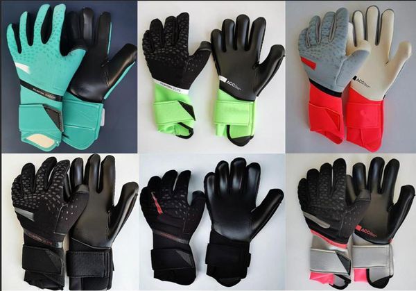 Профессиональные вратарские перчатки без защиты пальцев GK Phantom Elite латексные вратарские перчатки luvas Whole8055274