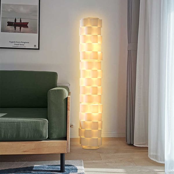 Stehlampen Moderne Nachttischlampe Led Stehlampe Lichter Für Schlafzimmer Wohnzimmer Weißer Stoff Wohnkultur Eckstehlampen Design Standlicht W0428