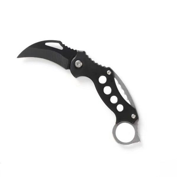 Coltello pieghevole per artigli di lupo a lama fissa da caccia coltelli tattici di sopravvivenza da campeggio Pocket karambit Knife