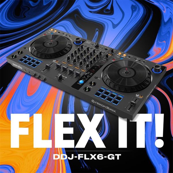 controlli dell'illuminazione Nuovo giradischi Pioneer DDJ-FLX6-GT Big Controller DJ digitale a quattro canali Il lettore di dischi integrato supporta più software