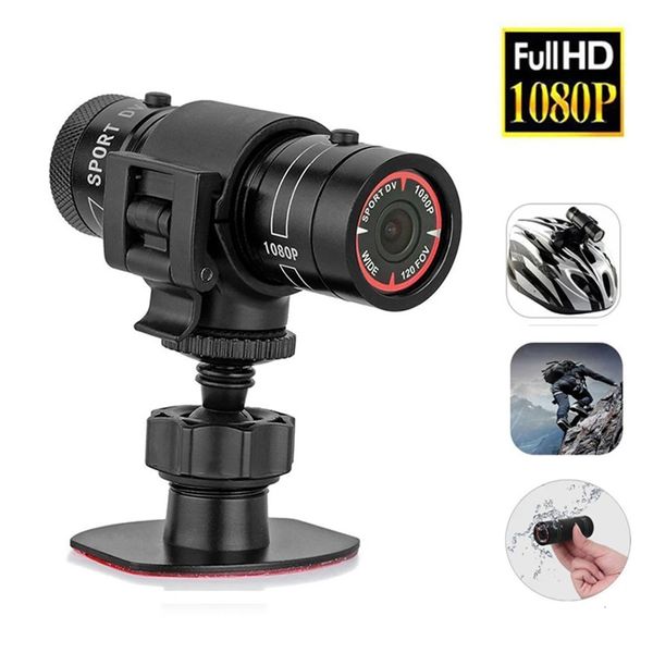 Sport-Action-Videokameras, 1080P Sportkamera, Camcorder, wasserdicht, Mini-Outdoor-Fahrrad, Motorrad, Helm, HD-Action-Kamera, 12 Mio. Pixel, DV, Auto-Videorecorder, 231128