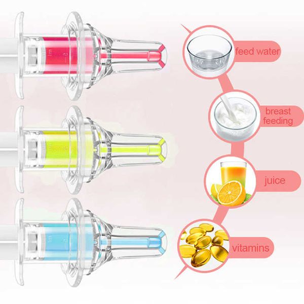 Tassen Geschirr Utensilien Baby-Tropfer-Medizin-Feeder Kleinkind-Medizin-Feeder Säuglings-Nadel-Feeder Quetsch-Medizin-Tropfer-Spender Schnuller Babyartikel P230314