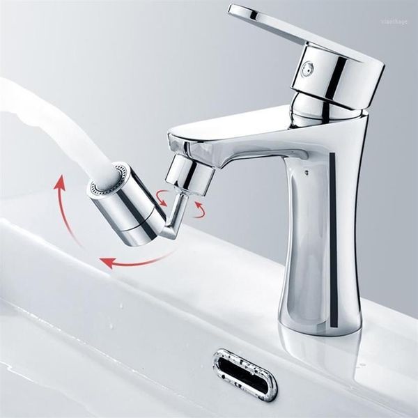 Смесители для раковины в ванной, аэратор, вращающийся адаптер для смесителя 720°, универсальная брызгозащищенная поворотная насадка для экономии воды Kitchen305D