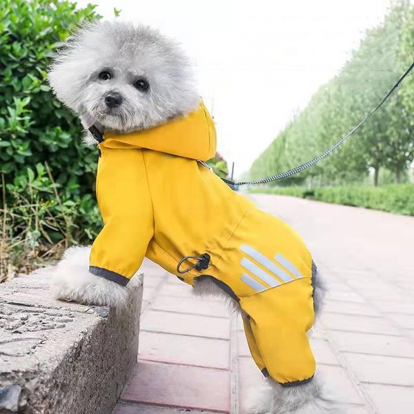 Regenmäntel Hunde-Regenmantel, wasserdichte Hundekleidung für kleine Hunde, Nylon-Welpenkleidung, reflektierender Regenmantel, RopaPerro FrenchBulldog-Haustierkleidung