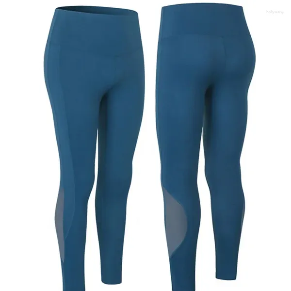 Pantalones activos Yoga para mujer Ropa deportiva de compresión Leggings de bádminton Pantalones suaves para correr Capris elásticos para mujer Pantalones de chándal transpirables