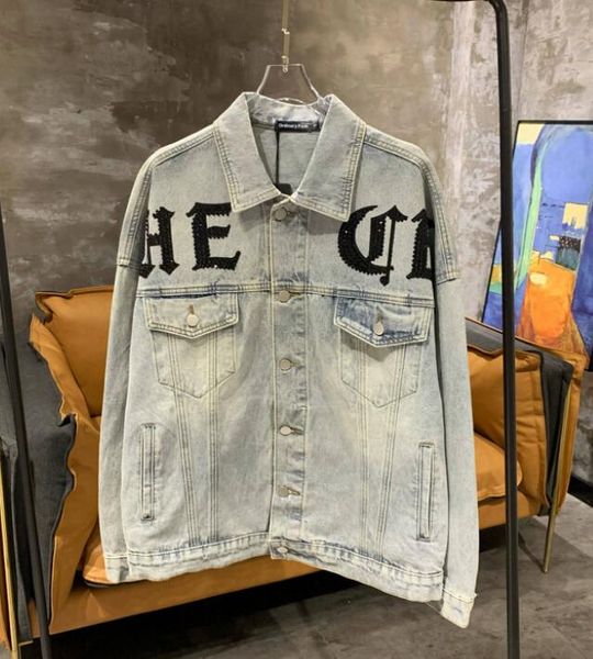 Trendy Marka Tiger Baş Ceket Leopar Ruffian yakışıklı ağır sanayi sıcak elmas erkek kadın ceketleri modaya uygun ve serin sokak denim giyim 804