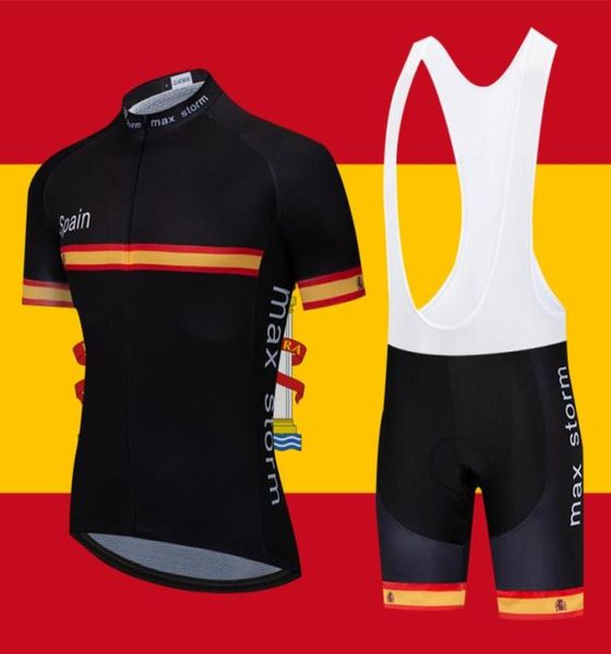 2020 İspanya BCK Yeni Takım Bisiklet Forması Özelleştirilmiş Yol Dağ Yarışı Top Max Storm Mtb Jersey Bisiklet Setleri 63807071678443