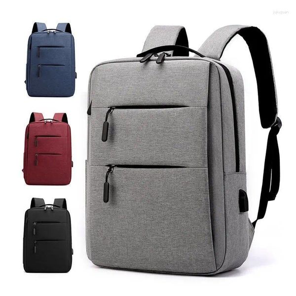 Rucksack Große Kapazität Rucksäcke Business Minimalist Casual Reisetasche Wasserdicht Student Computer USB Ladeanschluss