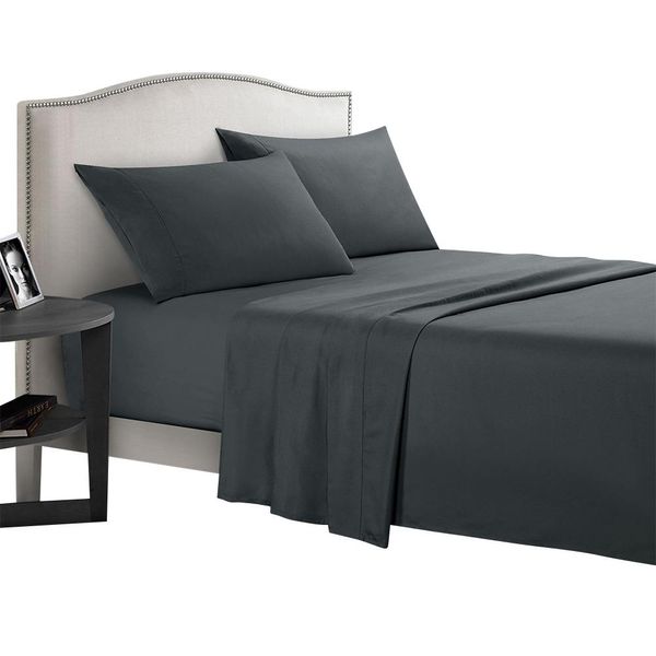 Set lenzuola matrimoniali Set biancheria da letto nordica Copripiumino 150 Lenzuola e federe piatte King Size Queen Size Set di lenzuola