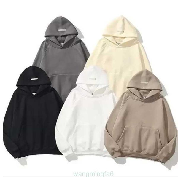 50vv Felpe da uomo e da donna Essentialhoody Set Tuta da ginnastica Tuta da ginnastica 3d Lettere Designer Maglione caldo con cappuccio Moda Pullover Tech 1977 Lavorato a maglia