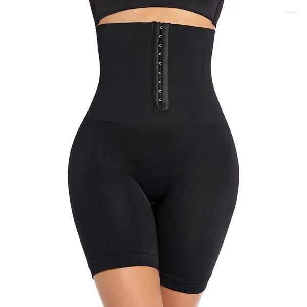 Damen-Shaper-Hose mit hohem Taillenbund, formende und figurbetonte Hose mit verstellbarem, großreihigem, nahtlosem, flachem Gesäß