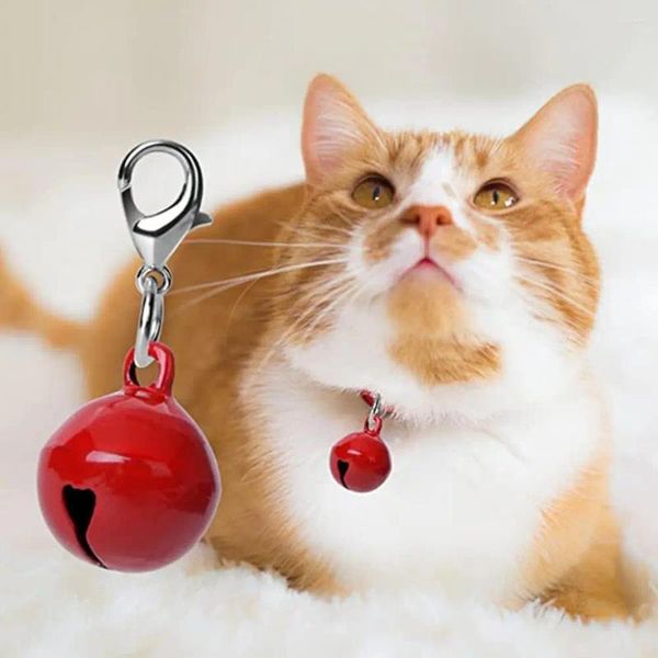 Vestuário para cães 10pcs sino ornamentos alta durabilidade pet sinos colar peças diy artesanato decoração