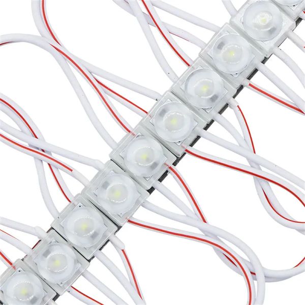 Mini-LED-Modul 1LED 2835 SMD DC12V Hohe Helligkeit Wasserdichte LED-Linsenmodule Kaltweiße Außenlichtlampen LL