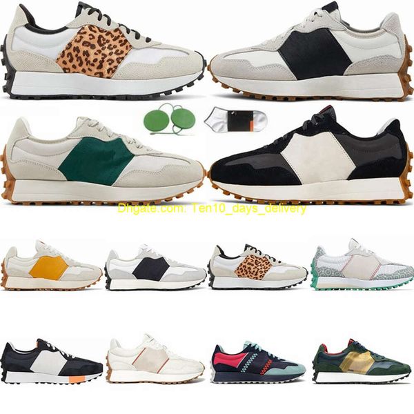 con scatola 9 giorni ottieni scarpe327 Scarpe da corsa Moonbeam Outerspace Nero Bianco Gum Leopard Vintage Rose 327S Scarpe da ginnastica da uomo Designer di moda Scarpe da ginnastica da donna dhgate