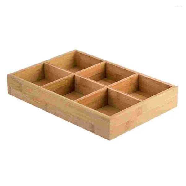 Set di stoviglie Vassoio organizer per frutta secca Vassoi da dessert Contenitori per cucina Scatola da tè in legno Piatto per verdure Cassetto divisorio per fattoria Portaverdure