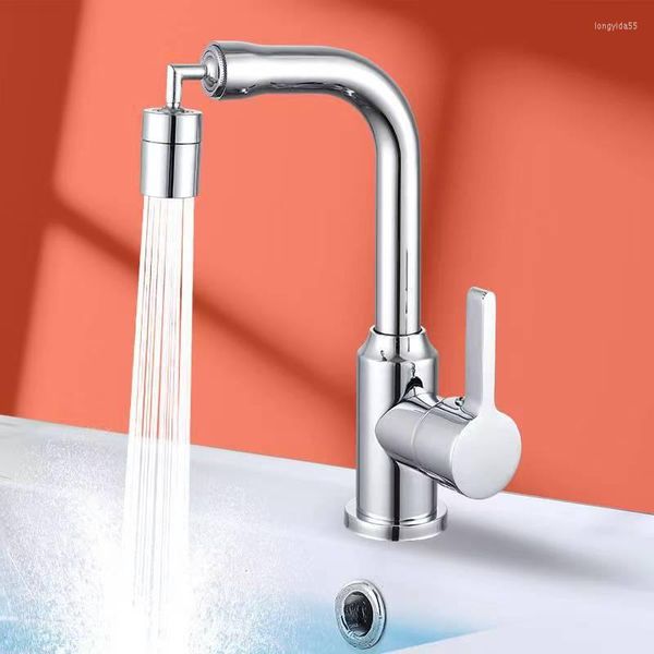 Küchenarmaturen Wasserhahn 720 ° drehbarer Bubbler Badezimmer Bidet Sparwassersprühdüse Anti-Splash-Belüfter Kaltmischbatterie