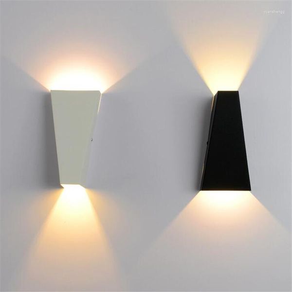 Lâmpadas de parede LED Indoor SCENCE MODERNA Lâmpada de ferro quarto de cabeceira da escada Luz de 10w Art Deco Iluminação