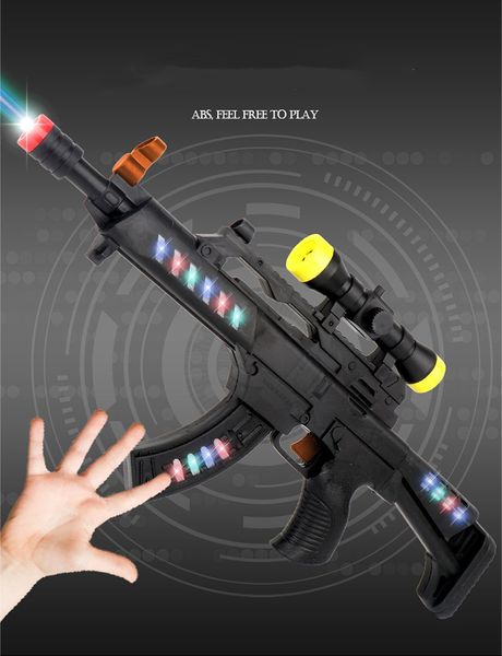 Airsoft Sniper Orbeez Gun Kinderspielzeug Gun Llarge Elektrische Maschinenpistolen Musik Lumineszierende Spielzeugpistole Weihnachtsgeschenke Airbrush