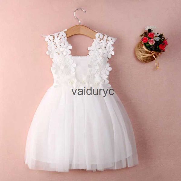 Mädchenkleider Neue Baby Mädchen Party Spitze Tüll Blumenkleid Fancy Dridesmaid Kleid Sommerkleid Mädchen Thanksgiving Dressvaiduryc