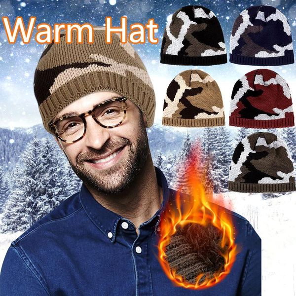 Beanies Beanie/Skull Caps 2023 Coral Fleece Schal Mützen Winter weich für Herren schwarz warm atmungsaktiv Wolle Strickmütze