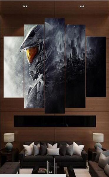 HD Impressão Jogo Halo Poster Meninos Quarto Deco Pinturas em tela Modern Home Prints Sala de estar Deco Wall Art Decore Painting1448515