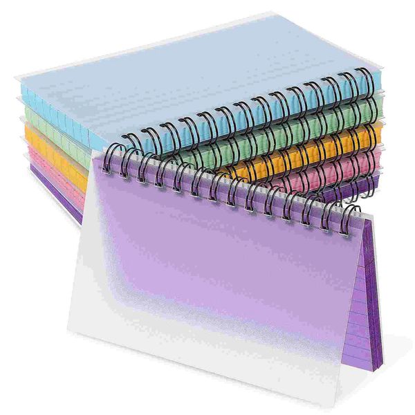 Calendario 5 pezzi Schede flash per notebook Scheda indice Discorso Piccolo blocco note Carta Studio Studente 231128