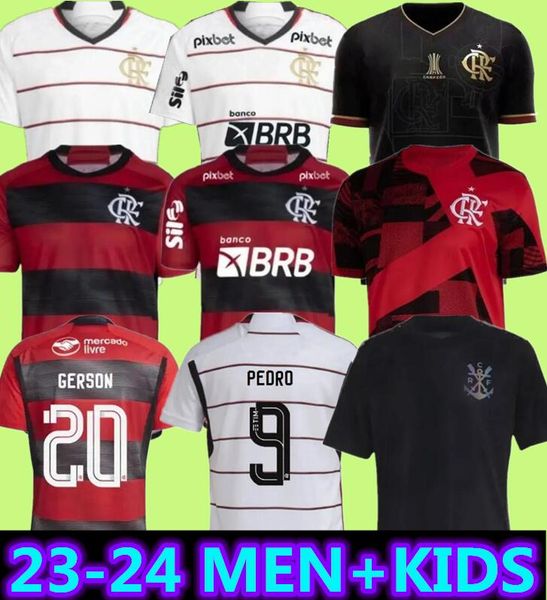 2023/24 Flamengo Fußballtrikot 2024 E. RIBEIRO THIAGO MAIA PEDRO MATHEUZINHO Fußballtrikot Herren GABI DE ARRASCAETA DAVID LUIZ B.HENRIQUE Home Away 3. Fußballtrikot
